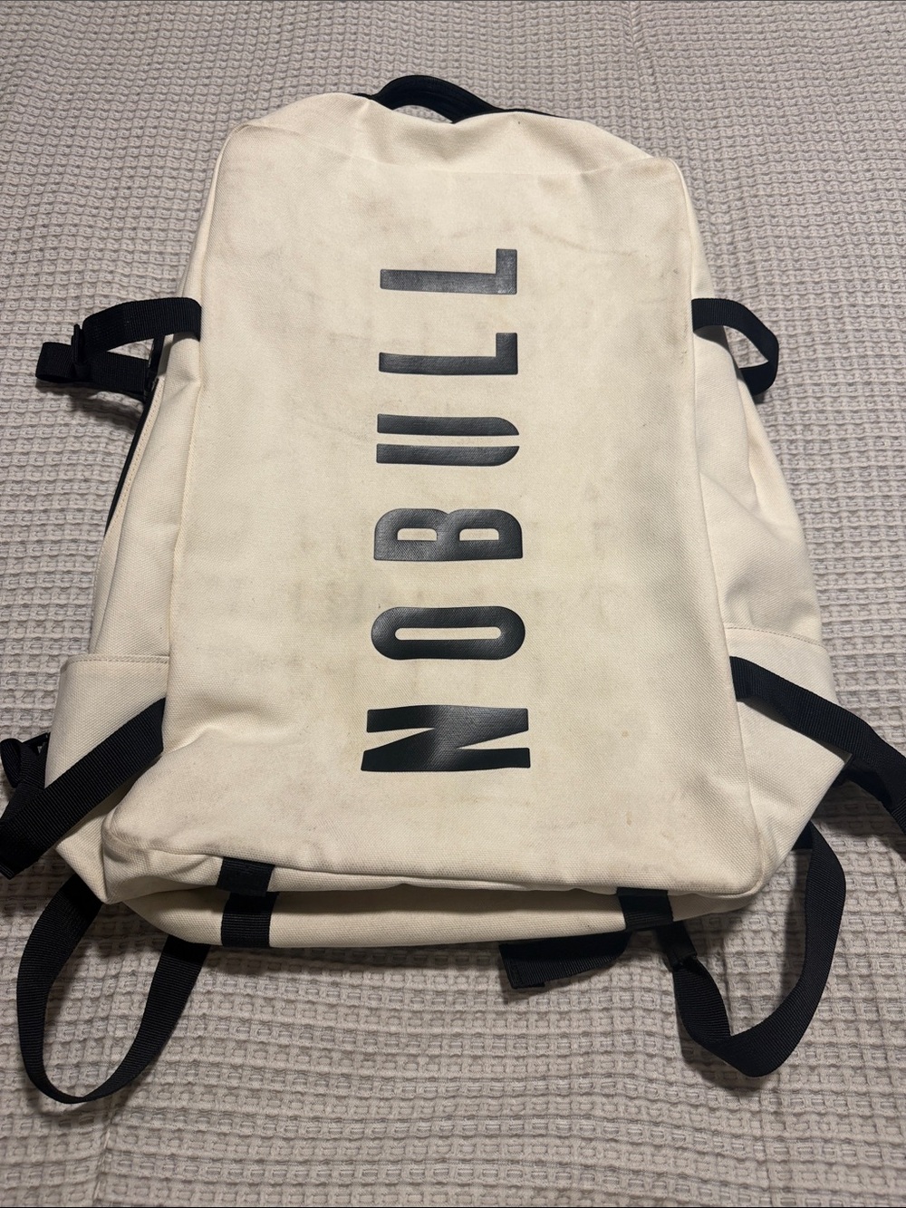 NOBULL Waxed Canvas Duffleback Ivory